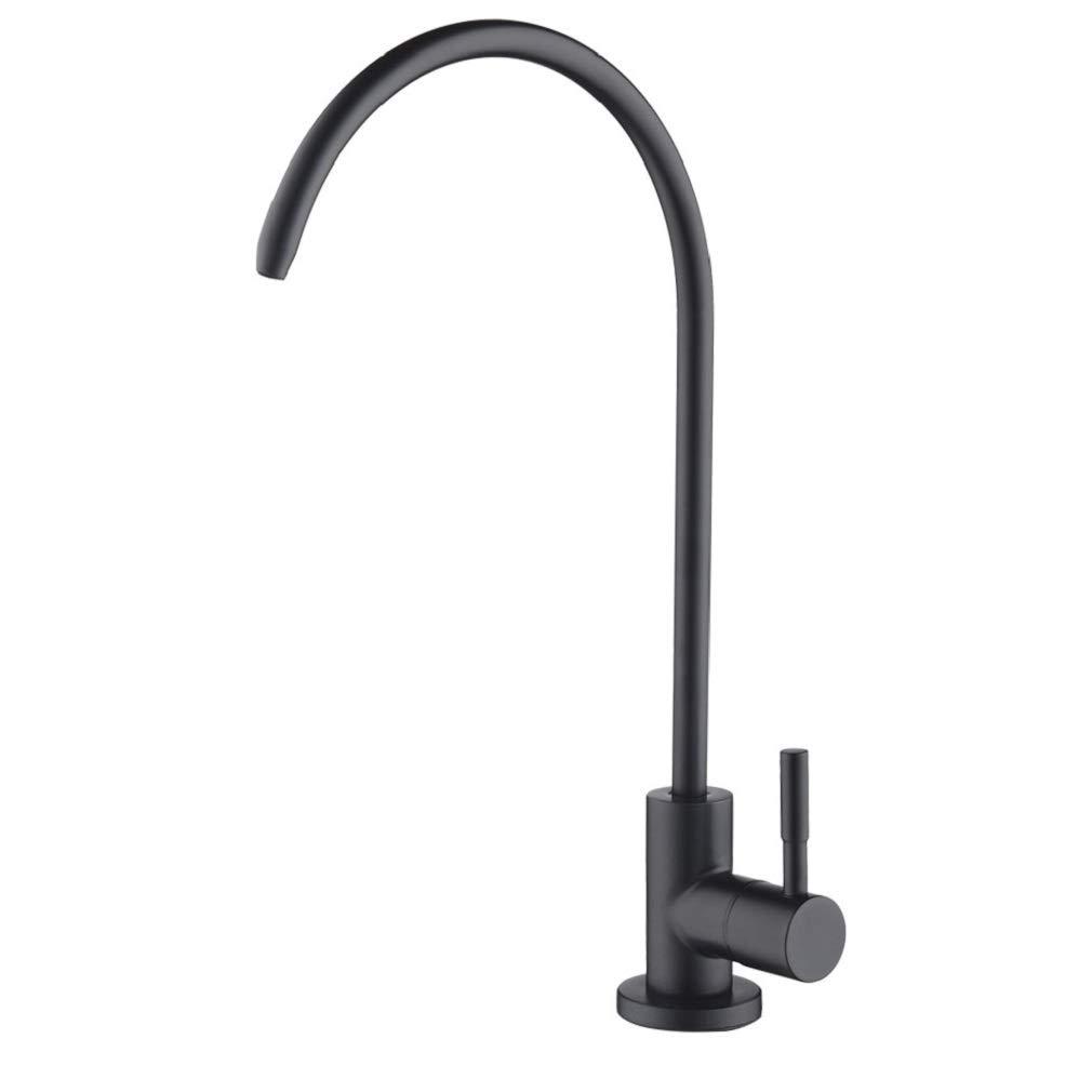 ApaixDrinking Water Faucet Matte Black, Kitchen Water Purifier Faucet for Non-Air Gap Reverse Osmosis Water Filtration System