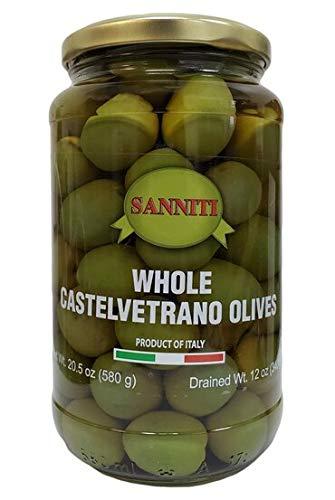 Sanniti Whole Castelvetrano Olives - 20.5 Ounce Jar