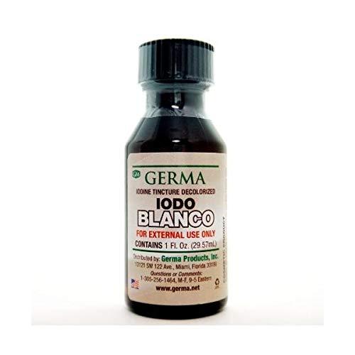 GermaIodo Blanco Iodine Tincture Decolorized 1 Oz.