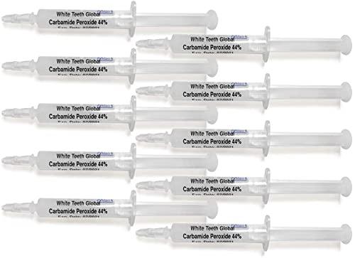 10 Syringes (3ml) New Strongest 44% Carbamide Peroxide Teeth whitening Gel