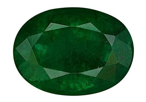 LMDPRAJAPATISNatural Untreatet AA++ Quality Certified 9.25 Carat/Colombian Emerald Panna Green Loose Gemstone