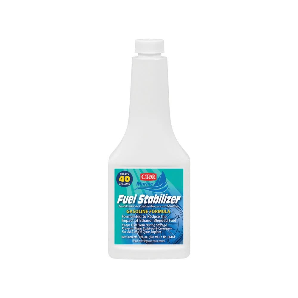 CRC Marine Gasoline Fuel Stabilizer 06161 – 8 FL. Oz., Concentrated, High Potency Formula