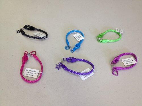 You Get 1 Zipper Bracelet (Colors Will Vary )