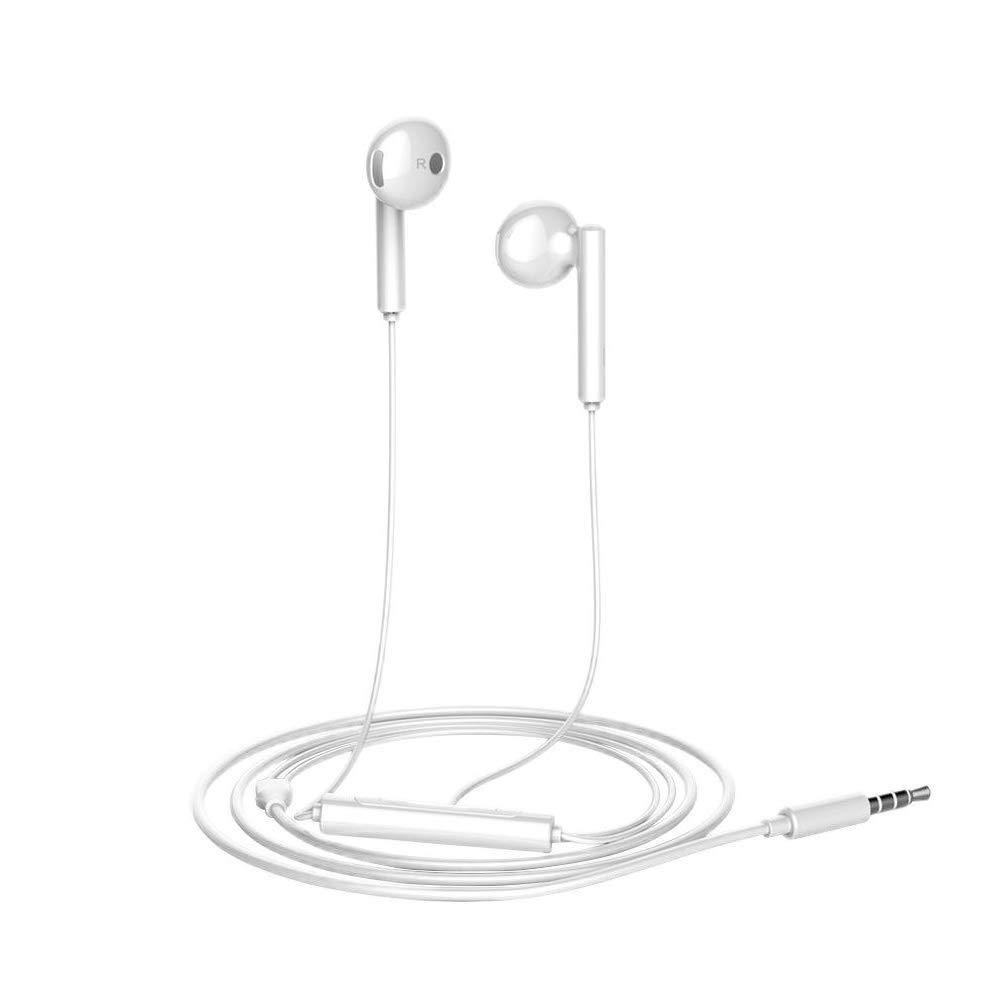 HUAWEIOriginal HUAWEI Honor Earphone AM115 Wired Half In-ear Headset 3.5mm Jack With Microphone Volume Control For Huawei P10 P20 Lite Mobile Phones Tablet Computer