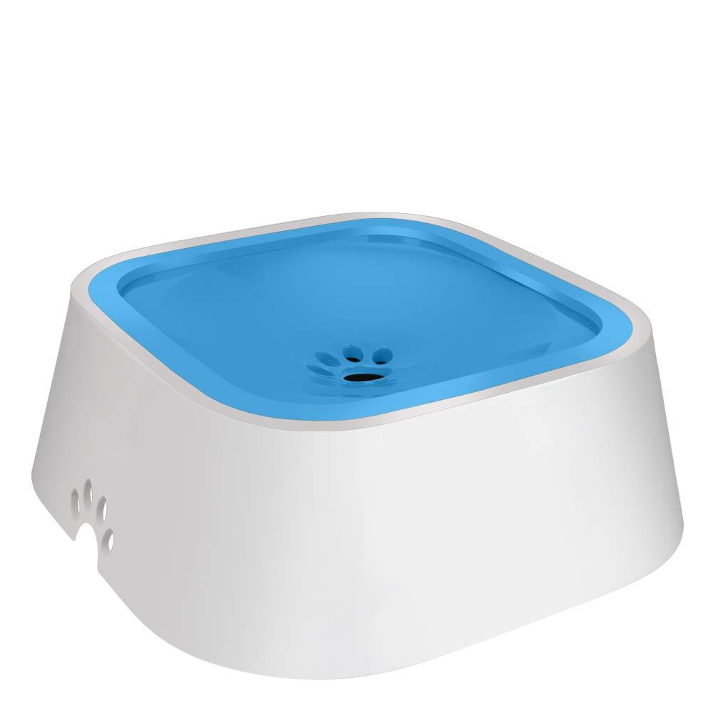 Dog Water Bowl Spill Proof Pet Splash-Free Water Bowl Cat Water Feeder Bowls Pet Bowl for Puppy Dogs,Cats,Pets and Small or Large Breeds - Keep Water Fresh,1.5L