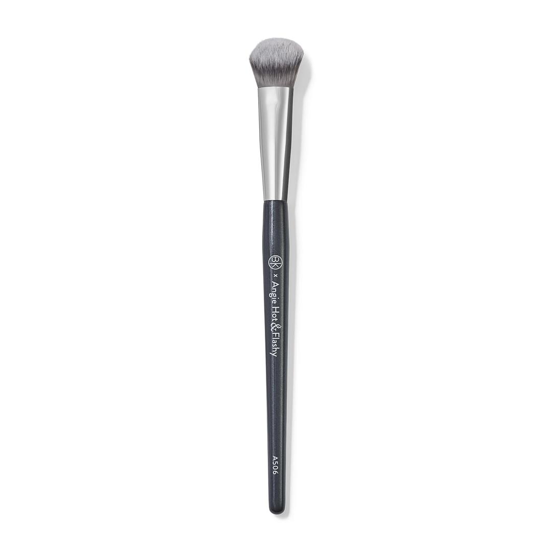 BK BEAUTYBRUSHES - ANGIE HOT & FLASHY A506 CONCEALER - Viral "Kitten Paw" Face Brush - Under-Eye Concealing and Contouring - Makeup Brushes