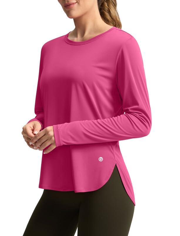 G GradualWomen's Sun Shirts UPF 50+ Long Sleeve UV Protection Shirt Lightweight Quick Dry Workout Hiking Tops for Women