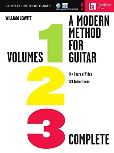 A Modern Method for Guitar: Volumes 1, 2, and 3 complete with 14 hours of video lessons and 123 audio tracks Paperback – February 1, 2020