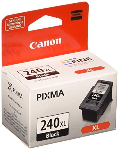 CanonPG-240 XL Genuine Black Ink Cartridge, Compatible with MG2120/3120/4120, MX512/432/472/372/392/522/532/452, MG2220/3220/4220/3520/3620, TS5120