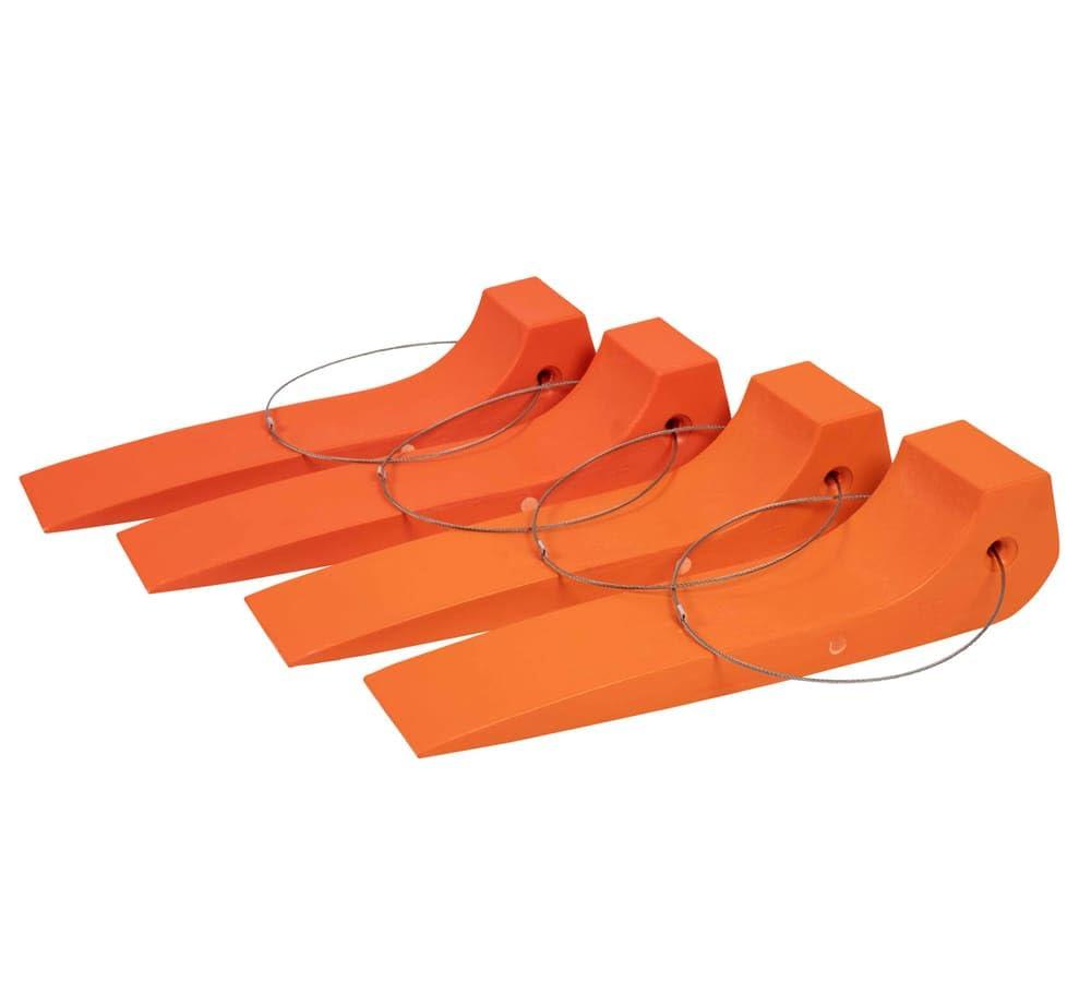 Mytee Products Tire Skates for Tow Truck Wrecker Rollback Carrier Safety Orange