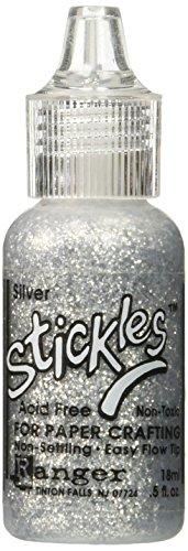 RANGER Silver Stickles Glitter Glue, 5 fl oz, 18 Millilitre