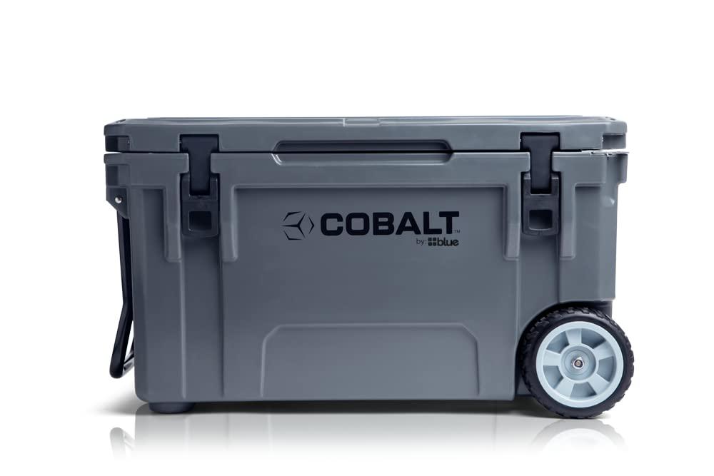 Cobalt 55 Quart Roto Molded Super Ice Cooler | Large Ice Chest Holds Ice Up to 5 Days |