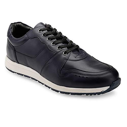 HATS OFF ACCESSORIES Genuine Leather Grey Tranier Sneakers