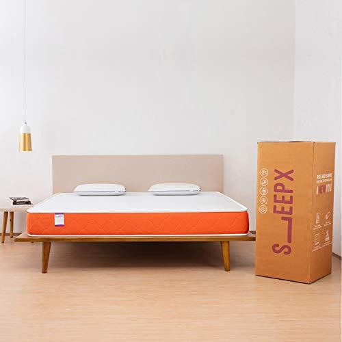 SleepX Brill PU Foam Mattress - Queen Bed Size (75x60x5,Firm)