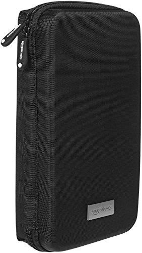 Amazon Basics Universal Travel Case Organizer for Small Electronics and Accessories, Solid, Black