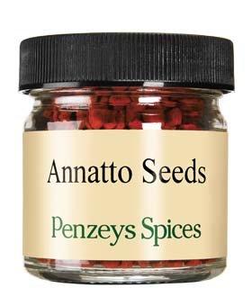 Annatto Seeds By Penzeys Spices 1.2 oz 1/4 cup jar (Pack of 1)