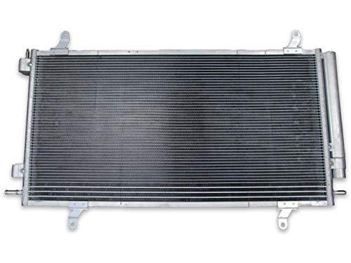 A/C Condenser - with Transmission Oil Cooler - Compatible with 2012-2015 Chevy Camaro 3.6L V6 or 6.2L V8 (without Supercharger) (Automatic or Manual Transmission)