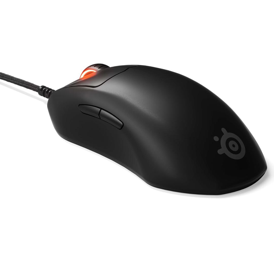 SteelSeries Esports FPS Gaming Mouse – Ultra Lightweight – Prime + Edition – 5 Programmable Buttons – 18K CPI TrueMove Pro Sensor – Magnetic Optical Switches – Customization - RGB Lighting – PC/Mac