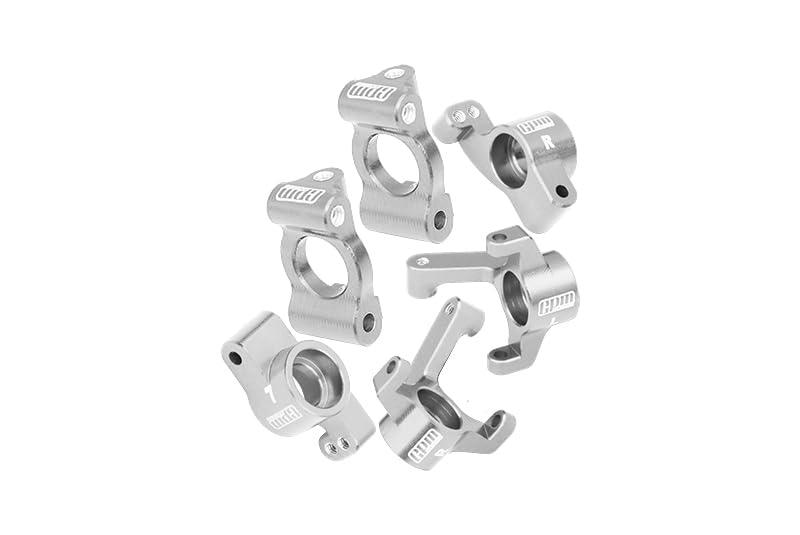 GPM 7075 Alloy Front Caster Blocks & Front Spindles & Rear Hubs for LOSI 1/24 Micro-B 2Wd Buggy Rtr-Los00007