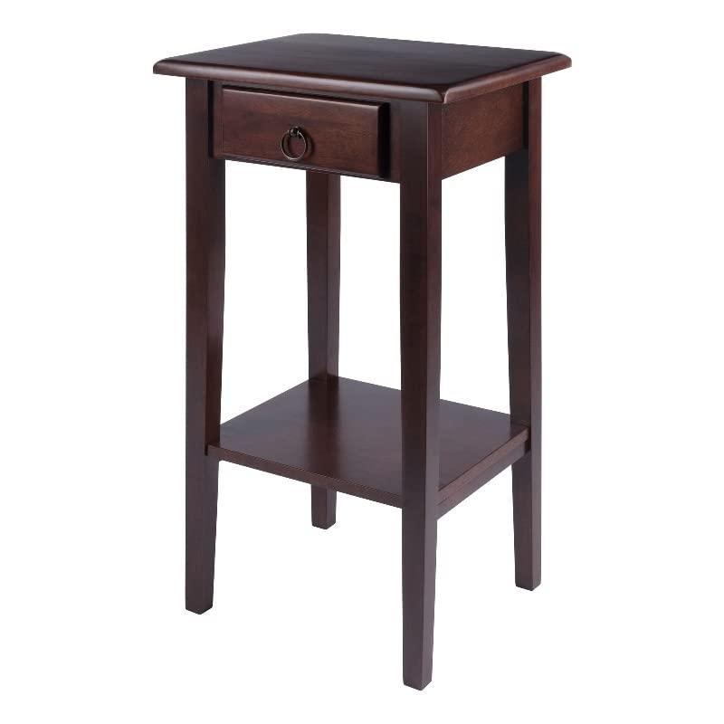 WinsomeRegalia 29 1/2 x 17 x 14-Inch Wood Accent Table, Brown (94430)