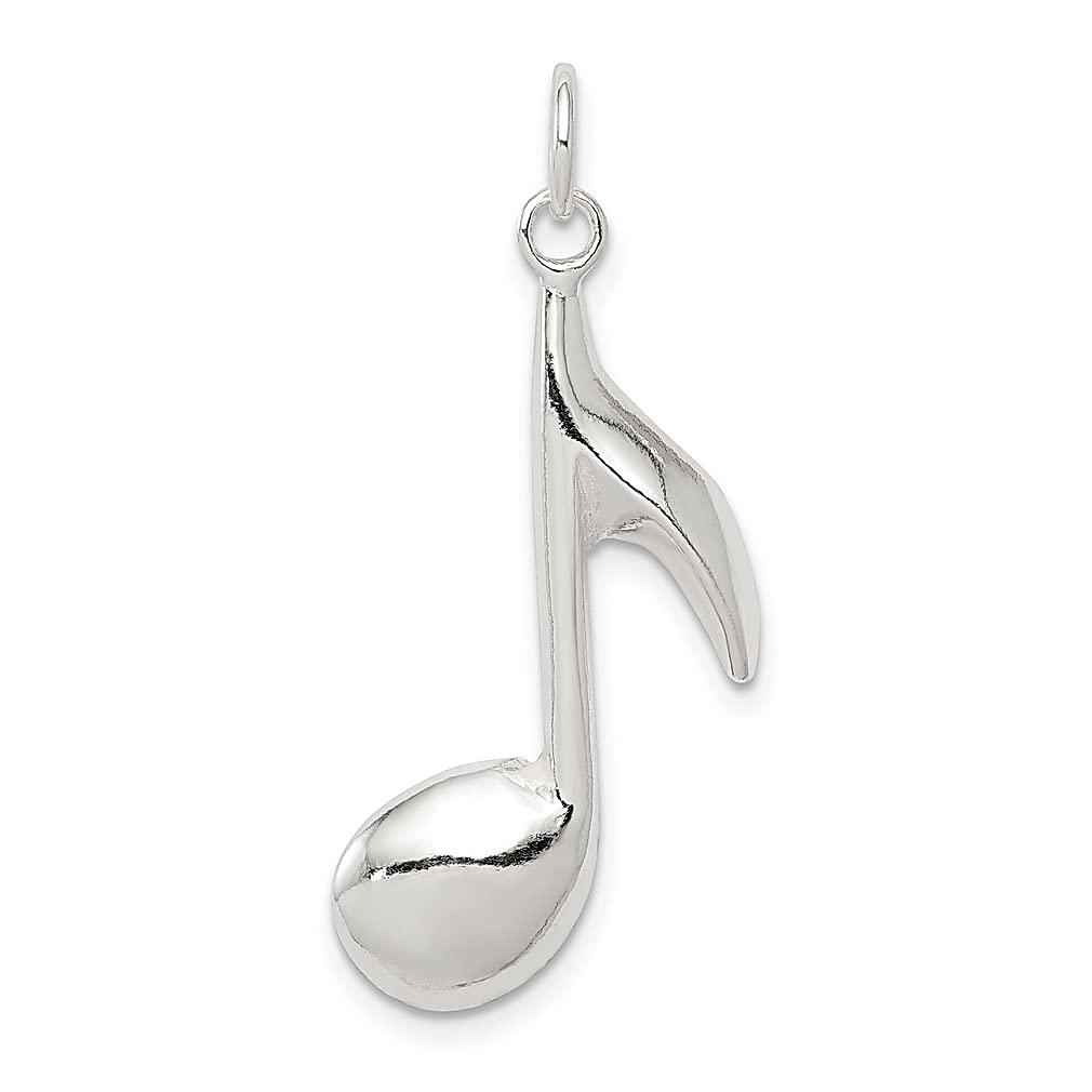 925 Sterling Silver Music Note Charm Necklace Pendant Musical Fine Jewelry For Women Gifts For Her