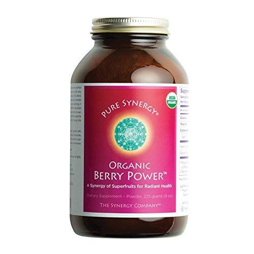 Pure SynergyBerry Power | Organic Berry and Fruit Powder | Antioxidant Supplement with Organic Acai, Camu Camu, and Wild Blueberry | for Healthy Aging, Immune, and Skin Support (150g Powder)