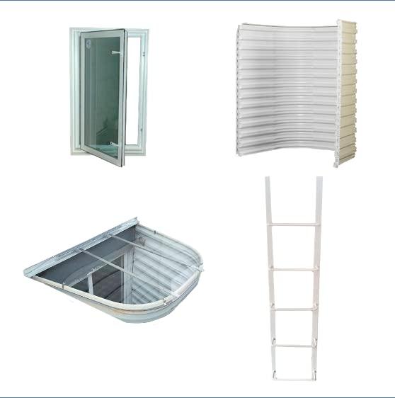 Window Well Supply Complete Egress Kit (42" L x 36" W x 60" D)