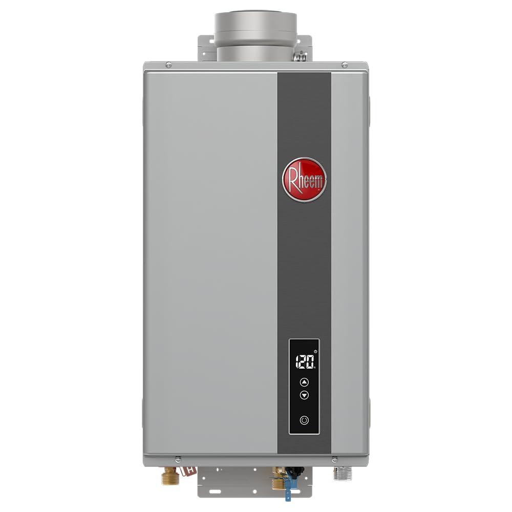 RheemRTG-84DVLP-3 High Efficiency Non-Condensing Indoor Tankless Liquid Propane Water Heater, 8.4 GPM