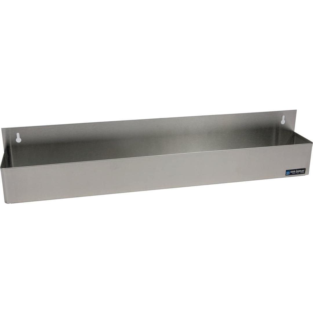 San Jamar Speed Rails with 8 Quart Capacity for Kitchen, Bar, And Restaurants, Stainless Steel, 32.25 Inches, Silver