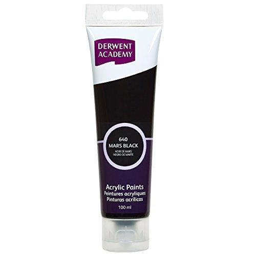 Derwent Academy Acrylic Paints Mars Black Large 100ml