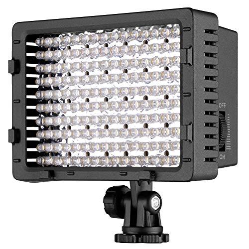 NEEWER® 160 LED CN-160 Dimmable Ultra High Power Panel Digital Camera / Camcorder Video Light, LED Light compatible with Canon, Nikon, Pentax, Panasonic,SONY, Samsung and Olympus Digital SLR Cameras