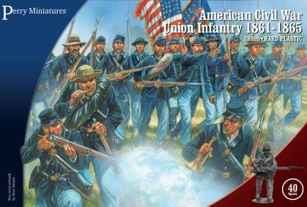 Perry Miniatures28mm American Civil War Union Infantry 1861-1865 (40)