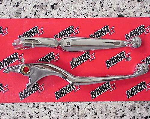 i5 Chrome Front Brake & Clutch Levers Compatible with Honda Shadow 600 VT 750 Classic Spirit ACE Aero Tourer 1100 VTX 1300 VTX1300 VT1300 Sabre Interstate Stateline Fury Magna Sabre RS Phantom