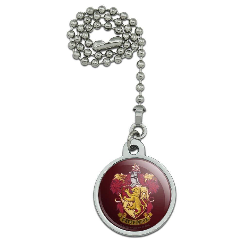 GRAPHICS & MORE Harry Potter Gryffindor Painted Crest Ceiling Fan and Light Pull Chain