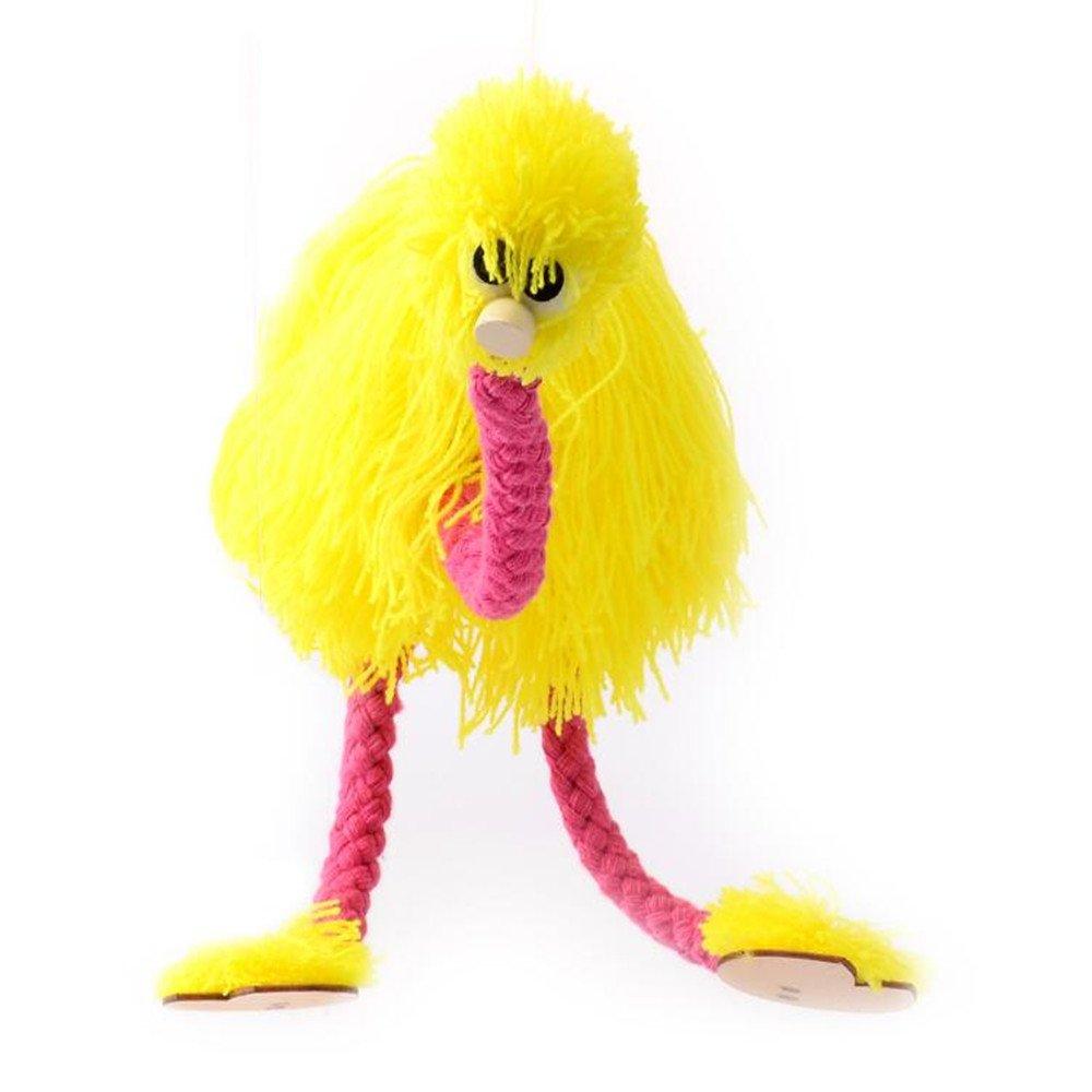 HOCHE Toy-Marionette Ostrich (Yellow)