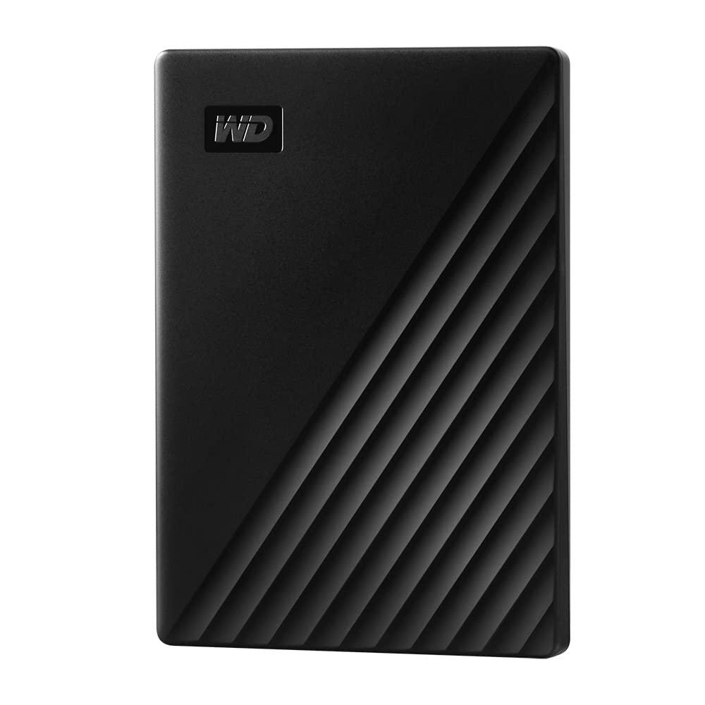 WD2TB My Passport, Portable External Hard Drive, Black, backup software with defense against ransomware, and password protection, USB 3.1/USB 3.0 compatible - WDBYVG0020BBK-WESN