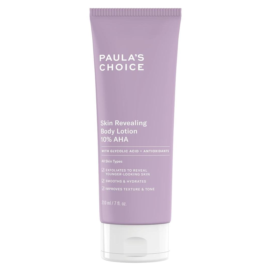 Paula’s Choice Skin Revealing 10% AHA Body Exfoliant - Exfoliating Body Lotion & Anti Aging Cream with Glycolic Acid & Antioxidants - Improves Rough & Bumpy Skin - All Skin Types - 210 ml