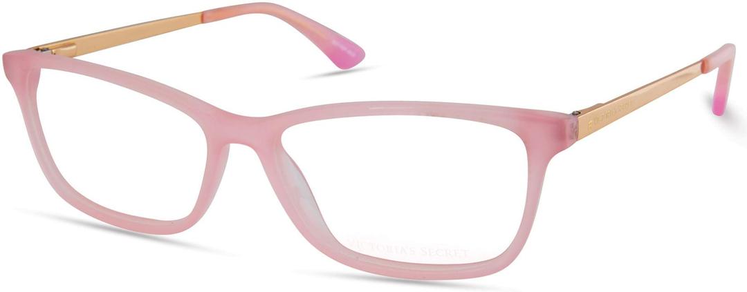 Victoria's Secret Eyeglasses VS 5024 072 Pale Pink W/Gold Star On Temple, Tips