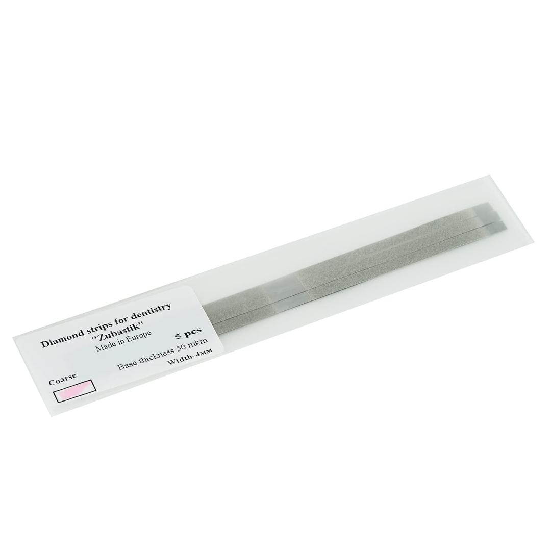 Dental Abrasive Strips Finishing Polishing 4mm Coarse 5pcs