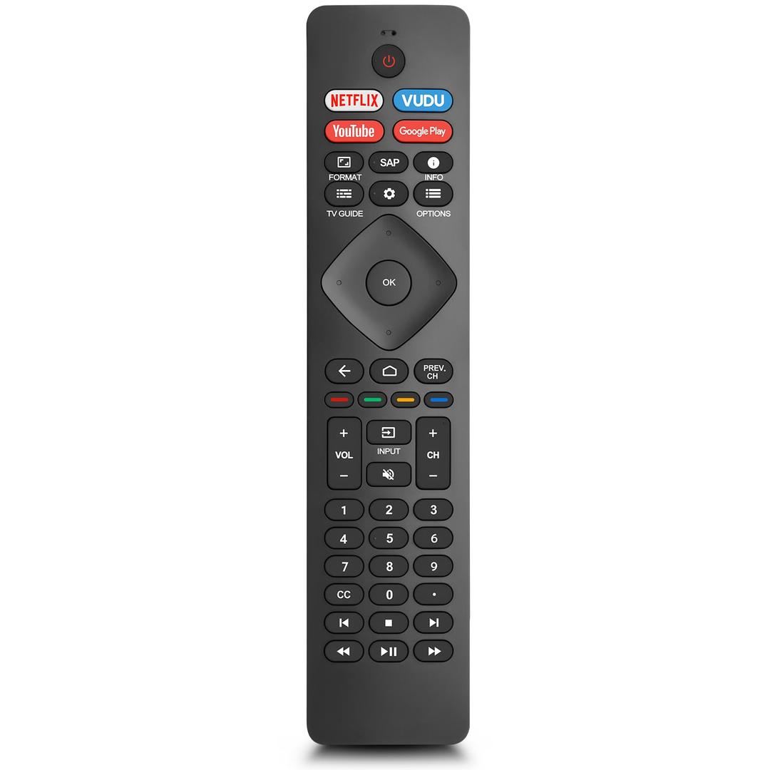 Replacement for Philips Smart TV Remote Control,Universal for Philips 4K UHD Android Smart TVs