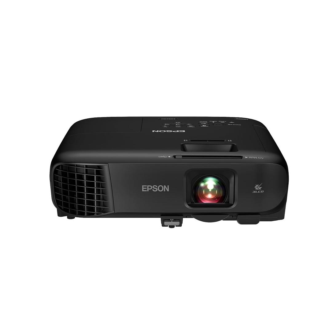 EpsonPro EX9240 3-Chip 3LCD Full HD 1080p Wireless Projector, 4,000 Lumens Color Brightness, 4,000 Lumens White Brightness, Miracast, 2 HDMI Ports, Built-in Speaker, 16,000:1 Contrast Ratio