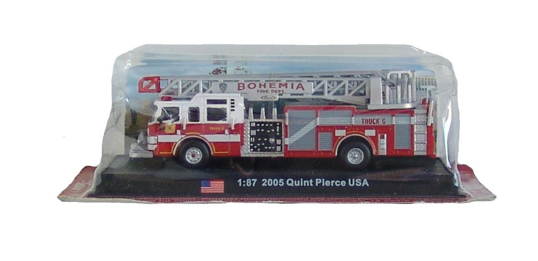 diecast 1:87 fire truck model