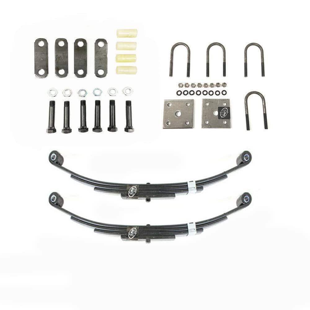 SOUTHWEST WHEEL 3,500 lbs. Trailer Axle Suspension Kit Incl. Leaf Springs, Shackle & U-Bolt kit