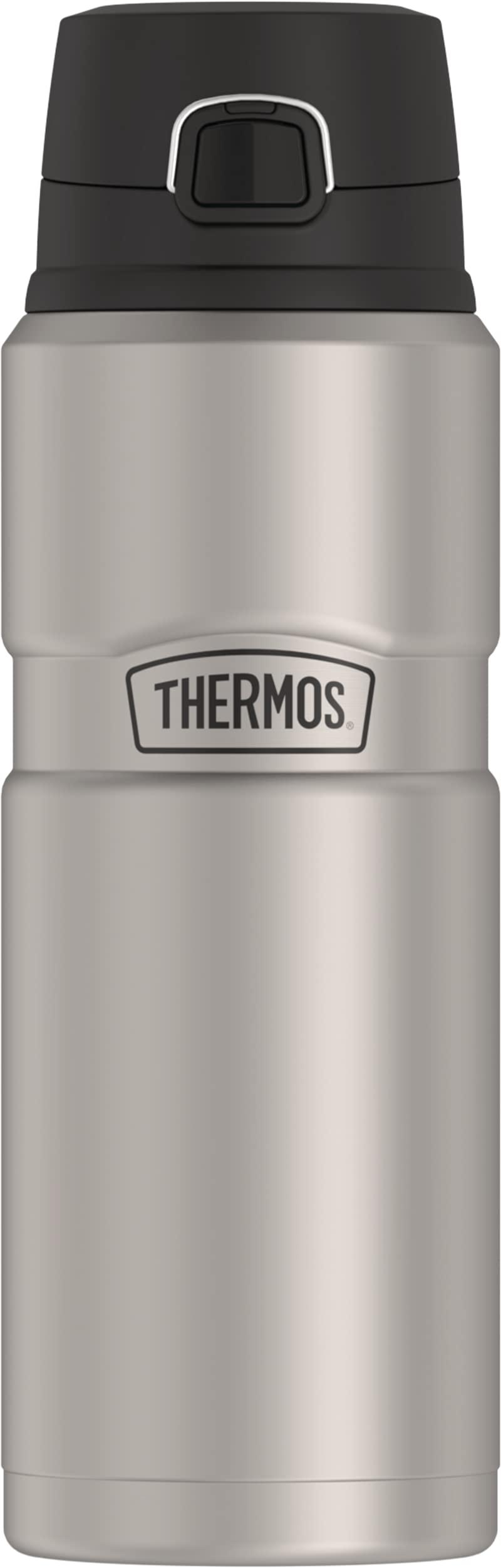 THERMOSStainless King Vacuum-Insulated Drink Bottle, 24 Ounce, Matte Steel