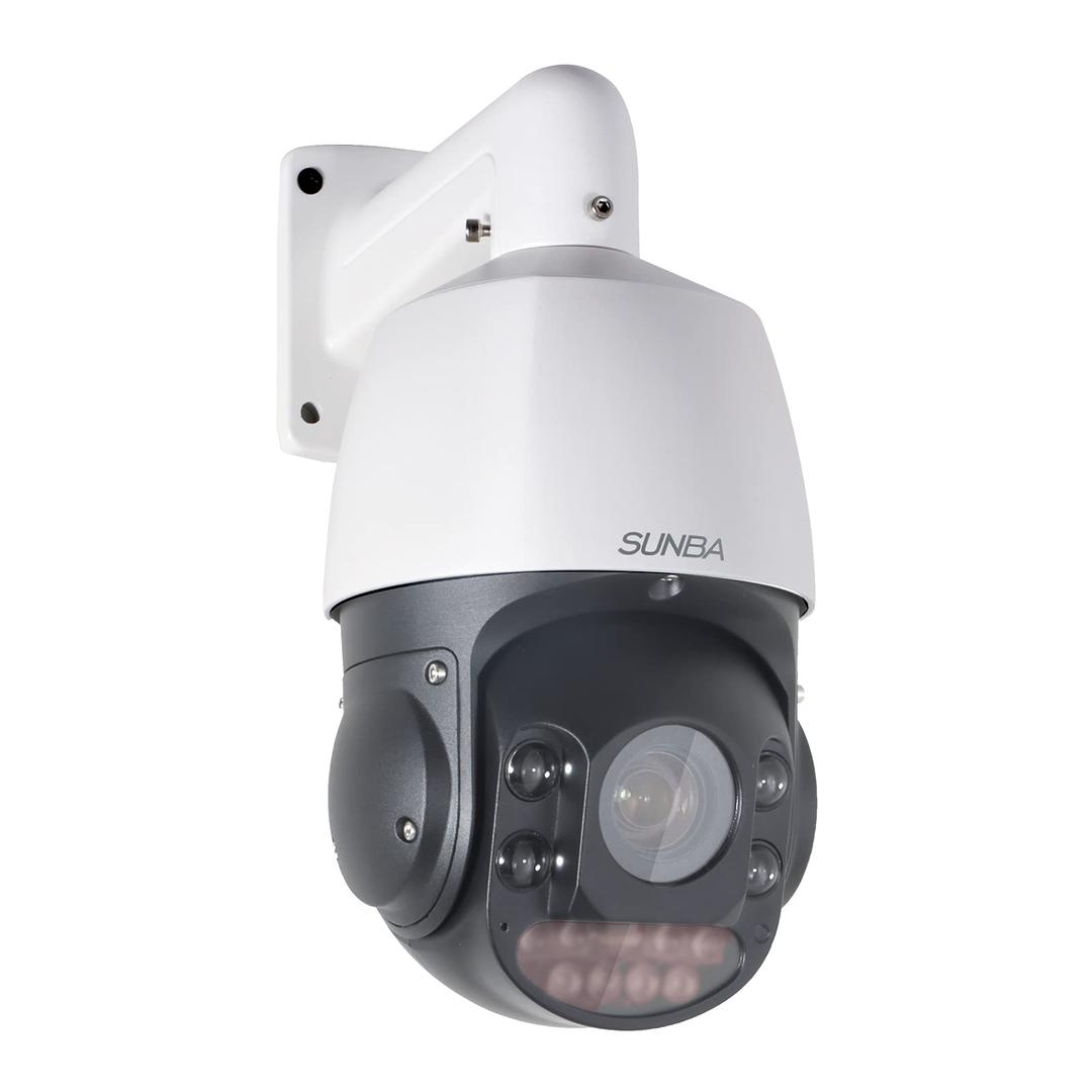 SUNBA5MP Auto Tracking PTZ Camera Outdoor PoE+, 25X Optical Zoom Dome Security Camera, 24/7 Automatic PTZ Tour & Two-way Audio, IR Night Vision up to 300m (P425, Performance Series)