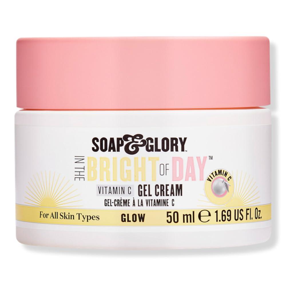 Soap & GloryIn the Bright Of Day Vitamin C Gel Cream - Vitamin C Face Cream for All Skin Types - Reenergizing & Brightening Face Moisturizer (1.69 fl oz)