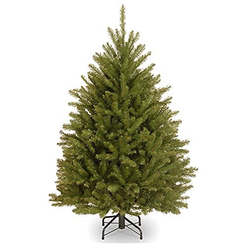 National Tree Company Artificial Mini Christmas Tree, Green, Dunhill Fir, Includes Stand, 4 Feet