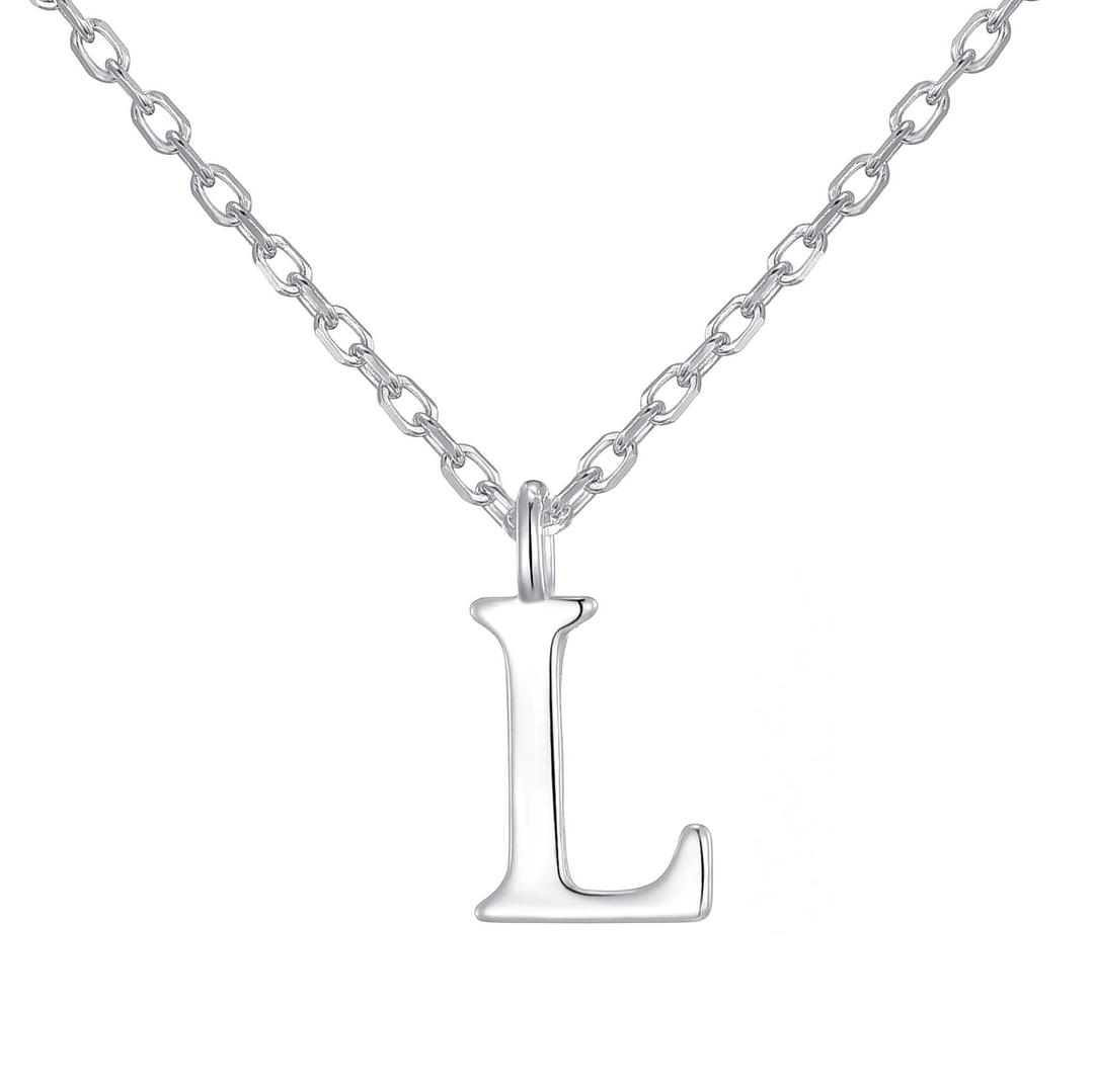 Philip JonesSterling Silver Initial L Necklace