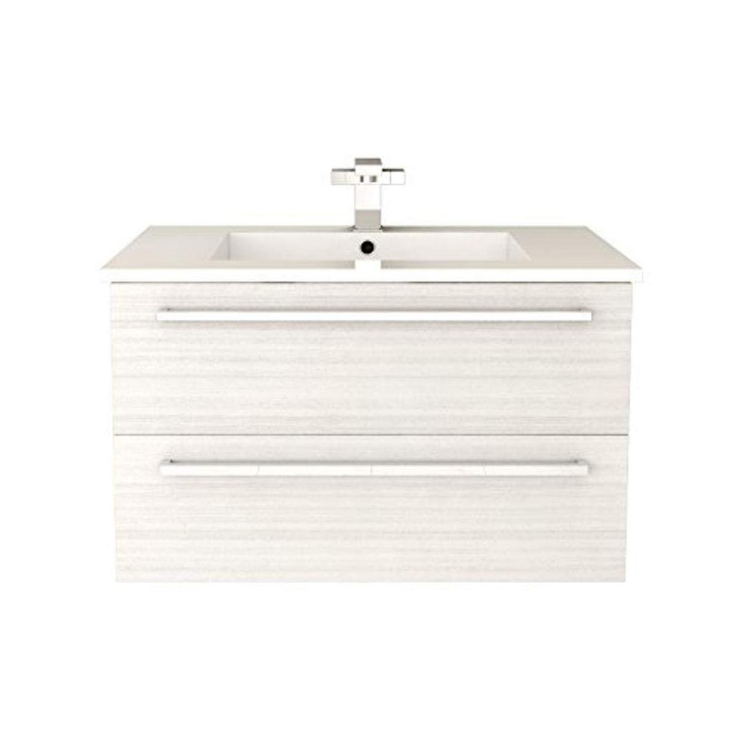 Cutler Kitchen and Bath Silhouette Wall Hung Bathroom Vanity, 30 Inches