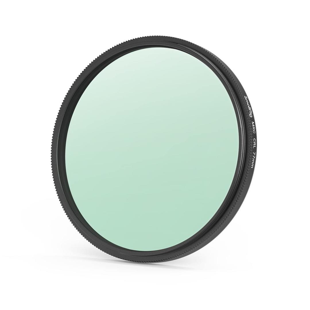 SmallRig Professional 77mm CPL Filter, MRC Circular Polarizer Filter, Schott B270 Optical Glass Filter for DSLR Camera Mirrorless Cameras - 3587